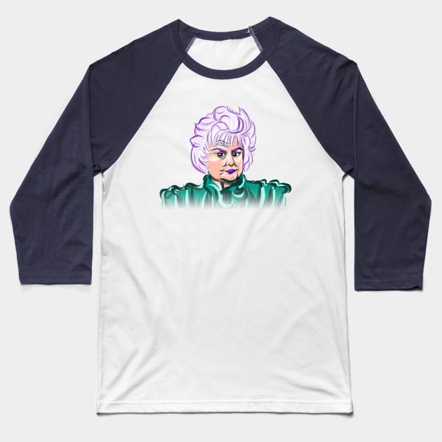 Bea Arthur - No Text Baseball T-Shirt by steverodgers